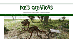 Desktop Screenshot of ikescreations.com