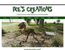 Tablet Screenshot of ikescreations.com